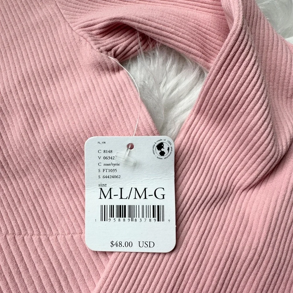 NWT • Free People • Easy to Love Seamless LS Tee • Pink • M/L